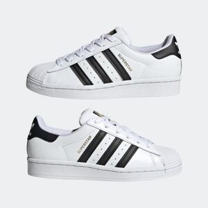 Adidas Kids' Superstar Shoes - Cloud White / Core Black